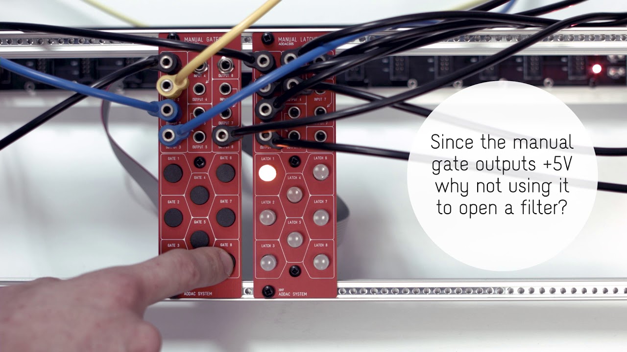 ADDAC304 & ADDAC305 Manual Gates and Latches