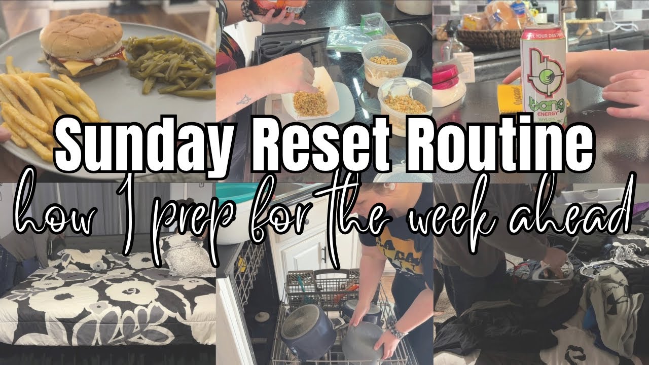 SUNDAY RESET ROUTINE | How to Have a Successful Week | Working Mom of Three