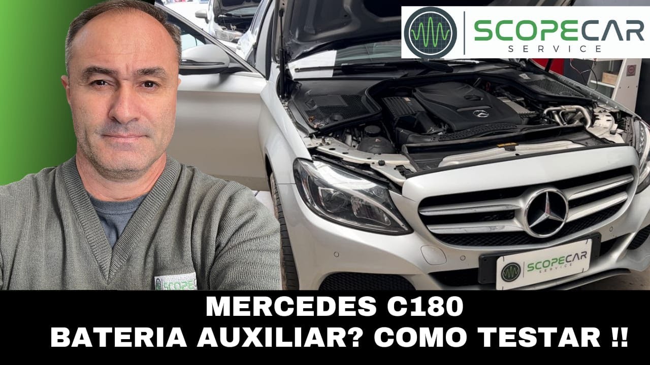 Mercedes C180 defeito de Bateria auxiliar , como testar ???