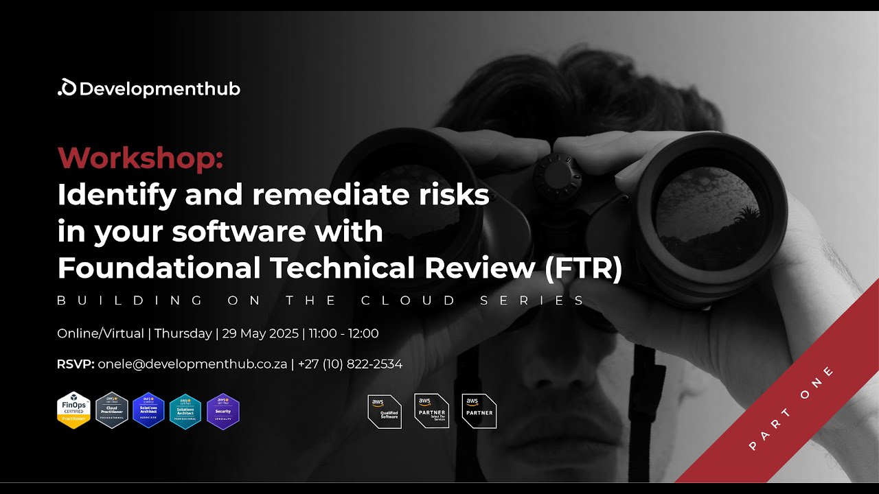 IDENTIFY AND REMEDIATE RISKS IN YOUR SOFTWARE WITH THE FOUNDATIONAL TECHNICAL REVIEW (FTR)