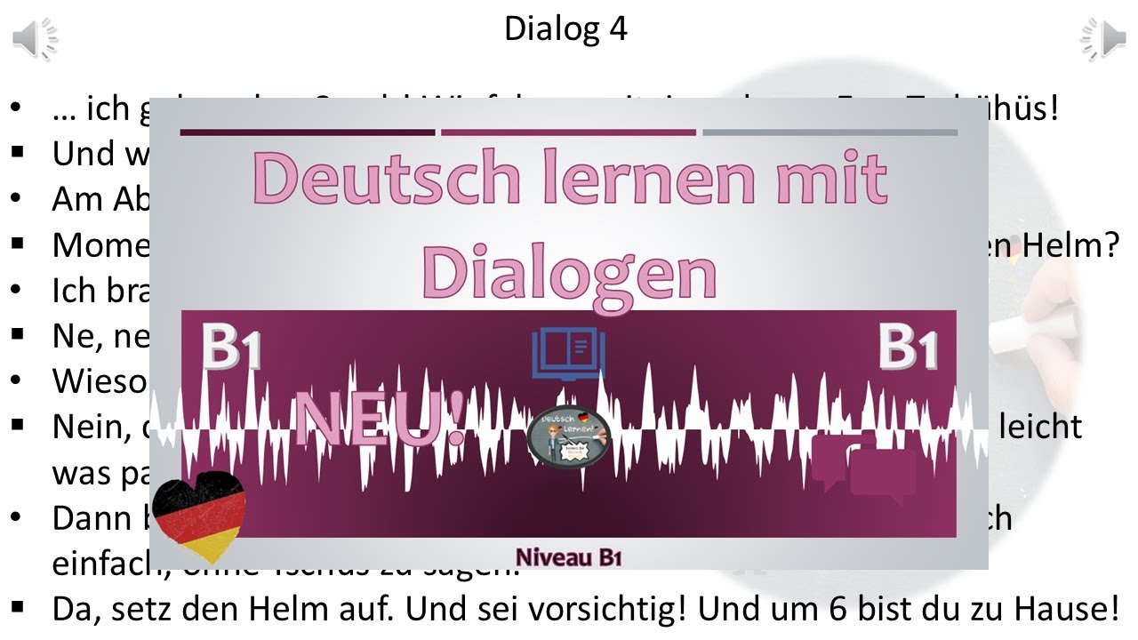 Dialoge B1  | Deutsch lernen durch Hören | 37 | #deutschlernen