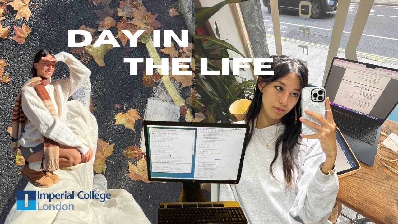 Day in the Life as an Imperial Student 🍂📖🍺 coursework, social life, STEM girly