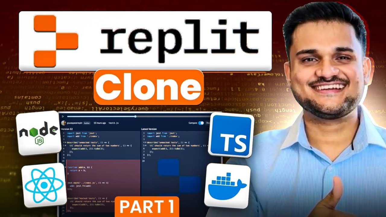 Full stack Replit Clone Project | Make your own Web IDE - Part 1