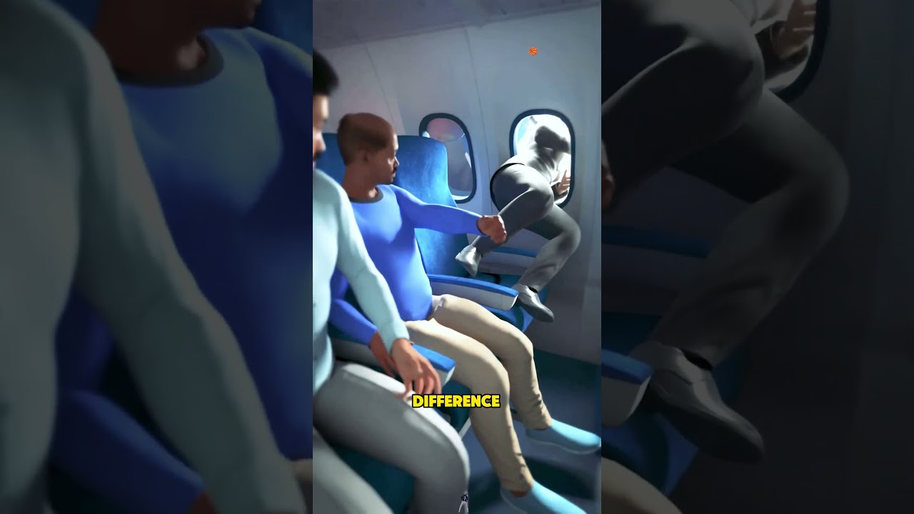 What happens when an airplane window breaks?#shorts