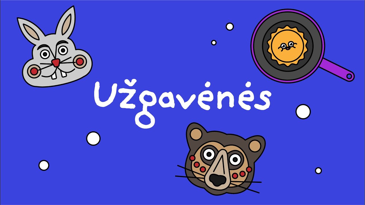 Užgavėnės! 🐴 🦊 Edukacinė dainelė | LRT VAIKAI