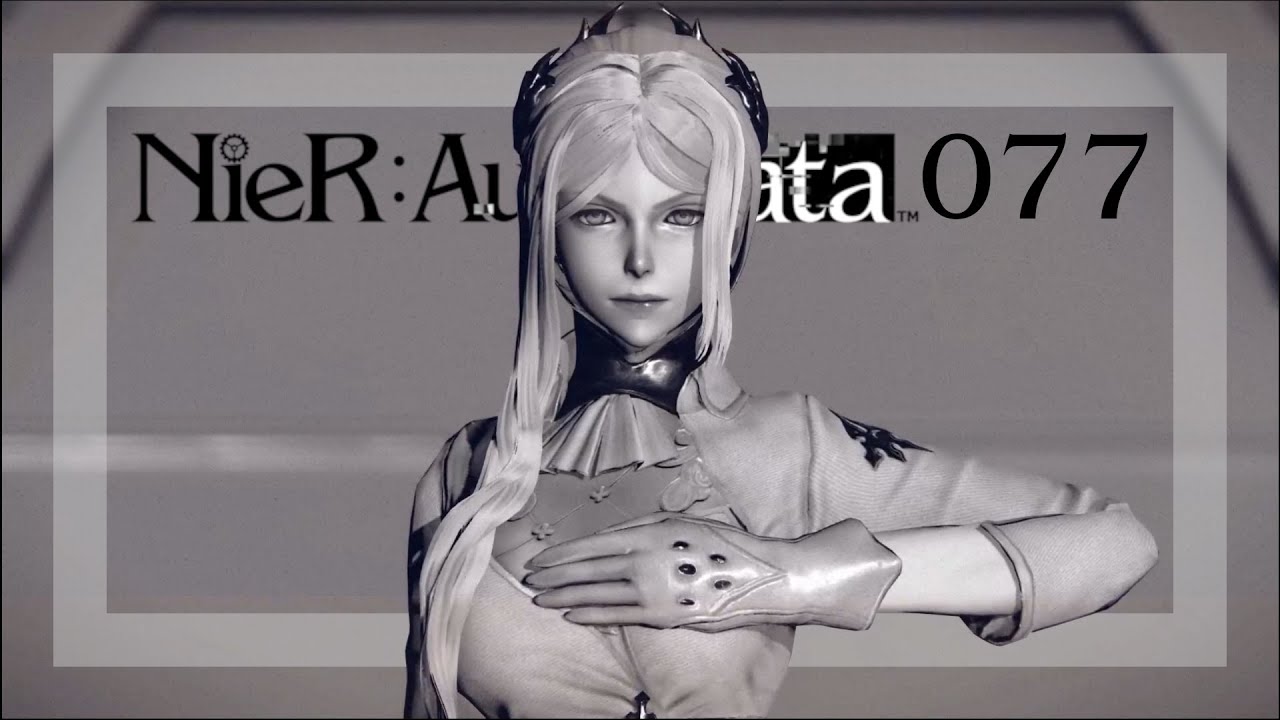 「 77 」「 9S 」 9S Hacks the Defense System - NieR: Automata - slowrun/anti-speedrun