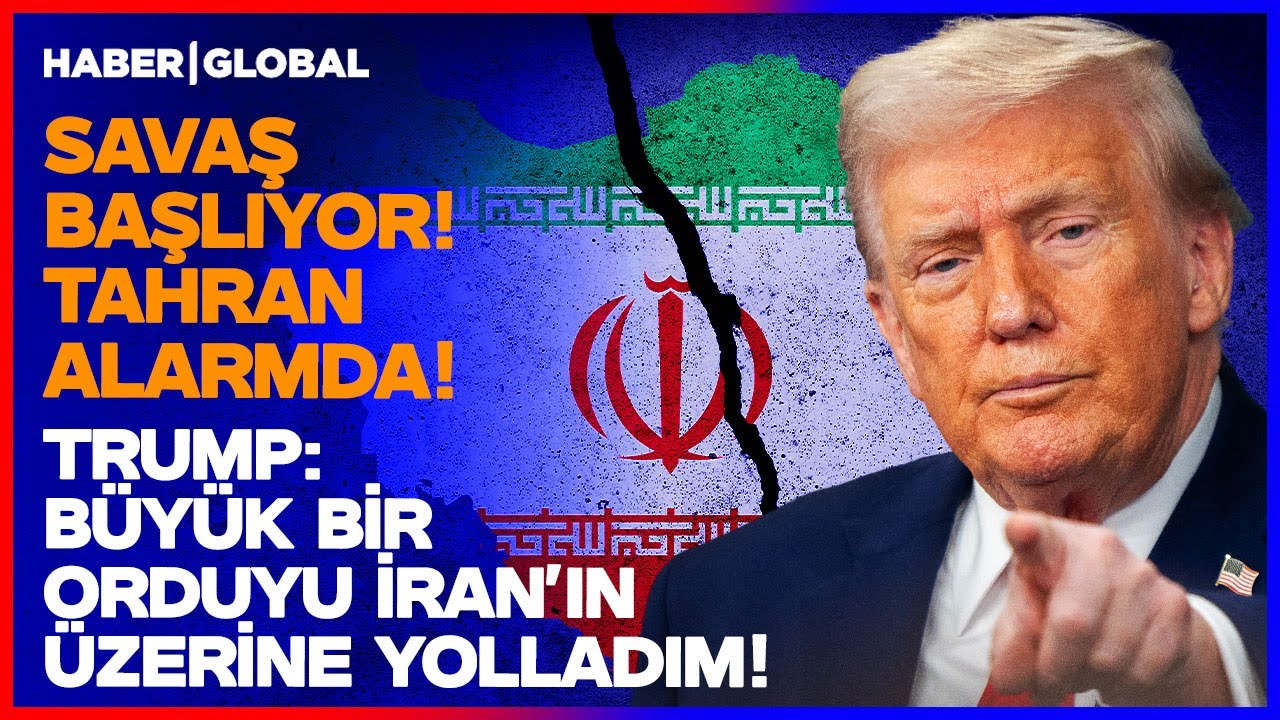 Trump-Hamaney Savaşı Başlıyor! ABD Başkanı 'Büyük Filoyu İran'a Yolladım' Dedi!
