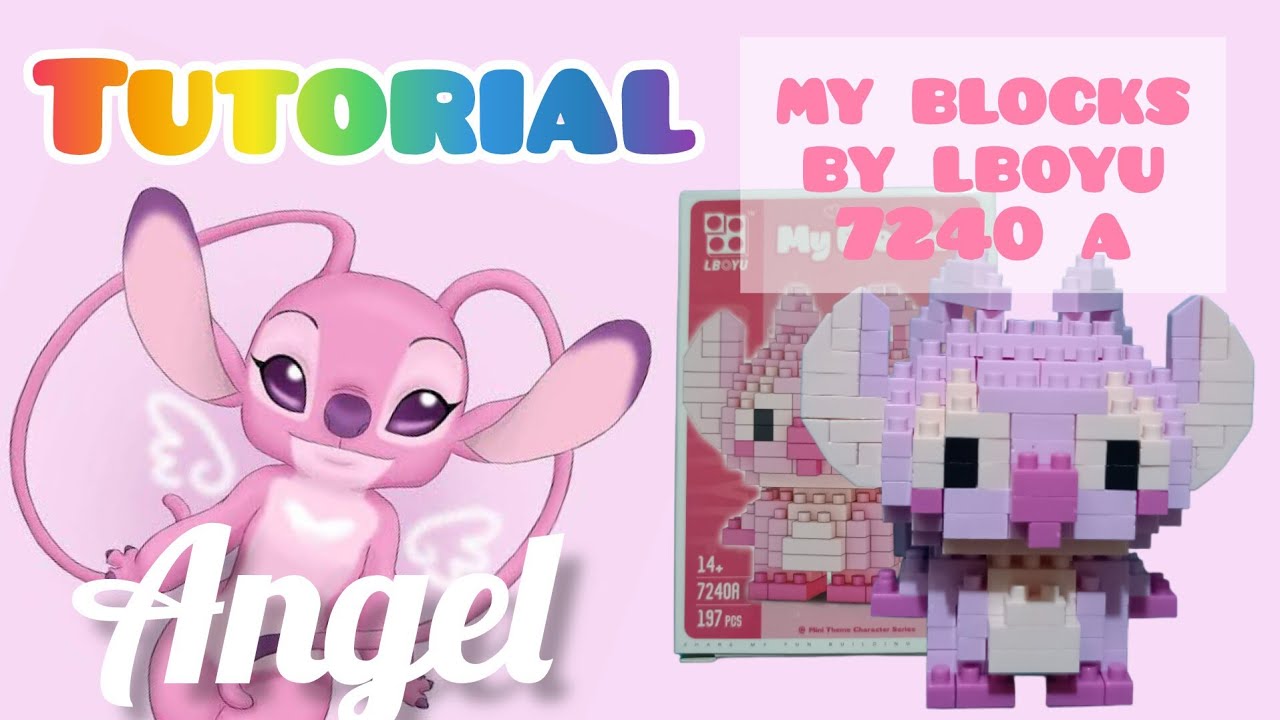 TUTORIAL MERAKIT ANGEL STEP BY STEP : My Blocks ANGEL | Nano bricks | My Blocks LBOYU 7240 A