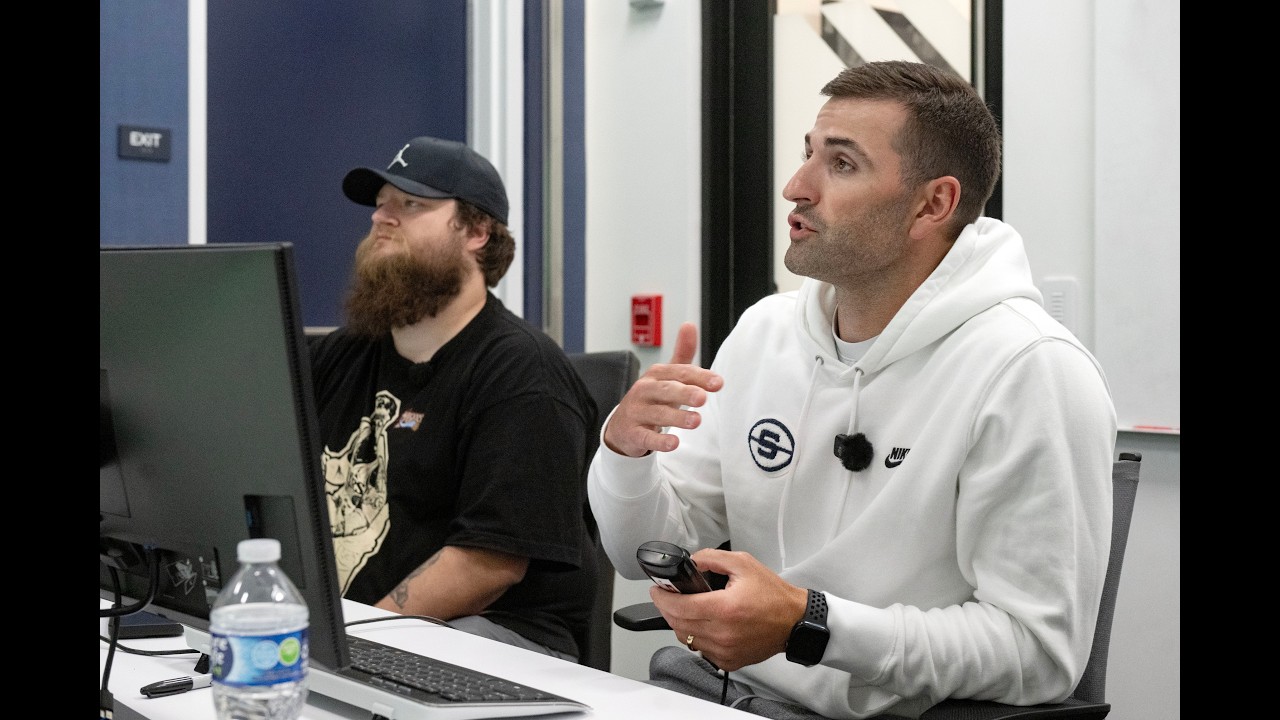 Penn State quarterbacks coach Jake Waters breaks down Rocco Becht's film