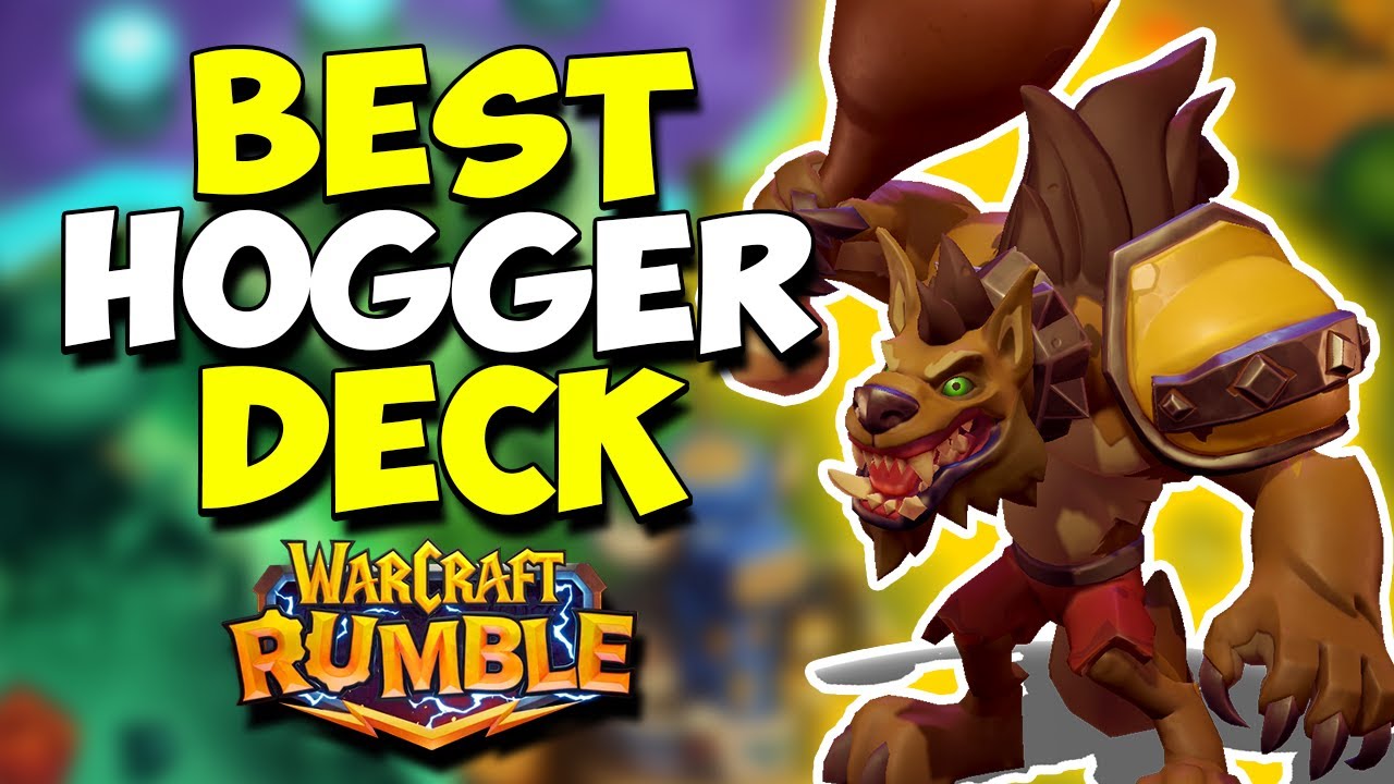 Best HOGGER CYCLE Deck in Warcraft Rumble