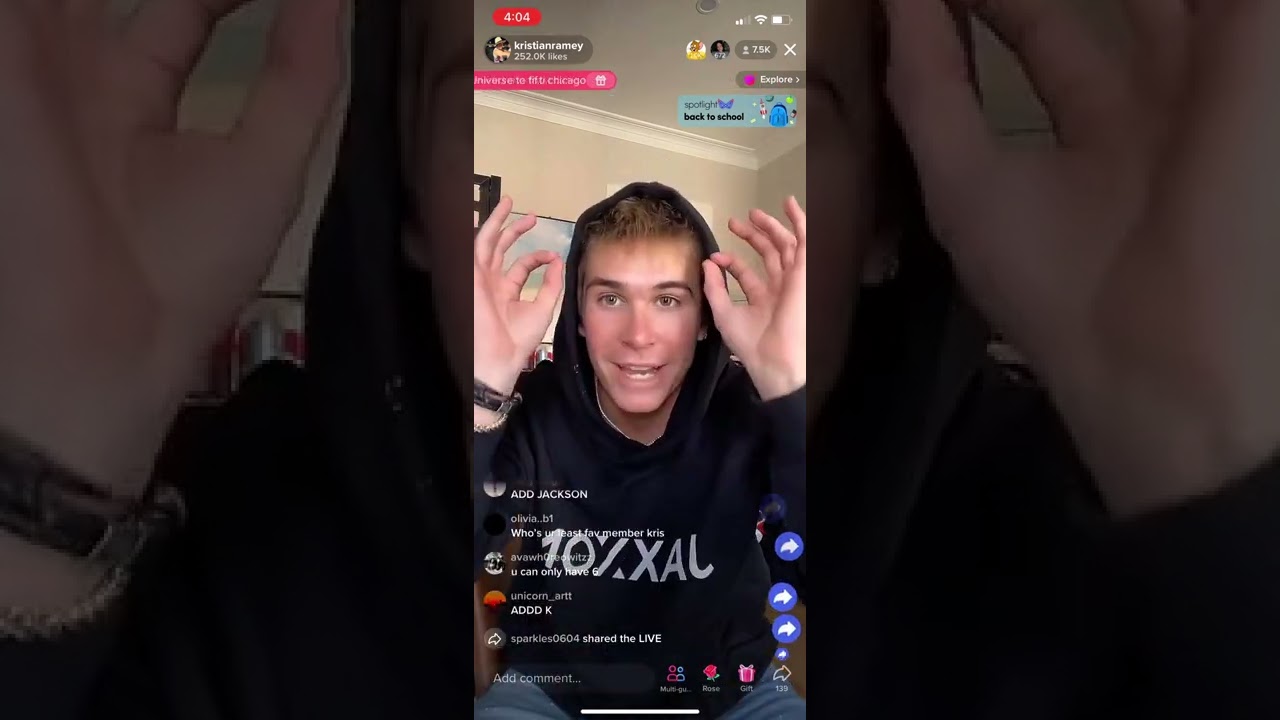 Hype house group livestream 9/1/22 (Paige, Kristian, Jacob, Bryce and Thomas)