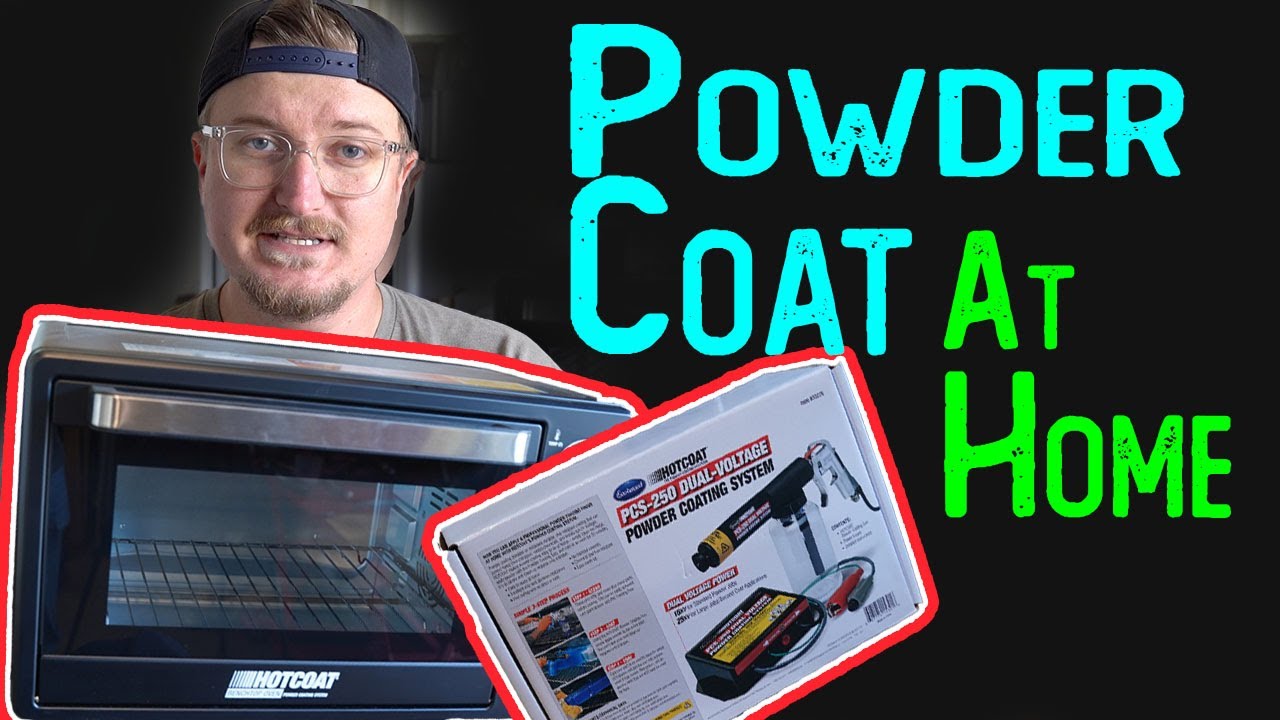 Powder Coating Made Easy! Eastwood PCS-250 Powder Coat Gun & Tabletop Oven Test!!