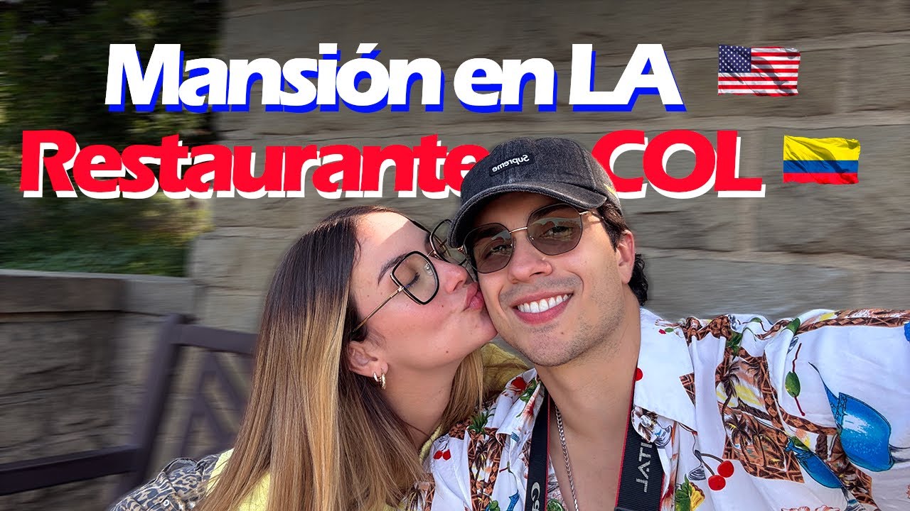 PROBANDO RESTAURANTE COLOMBIANO Y CONOCIENDO UNA MANSIÓN EN LOS ÁNGELES