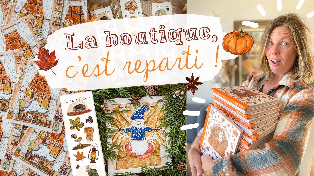 Préparation de la réouverture de la boutique | Peinture de noël | 