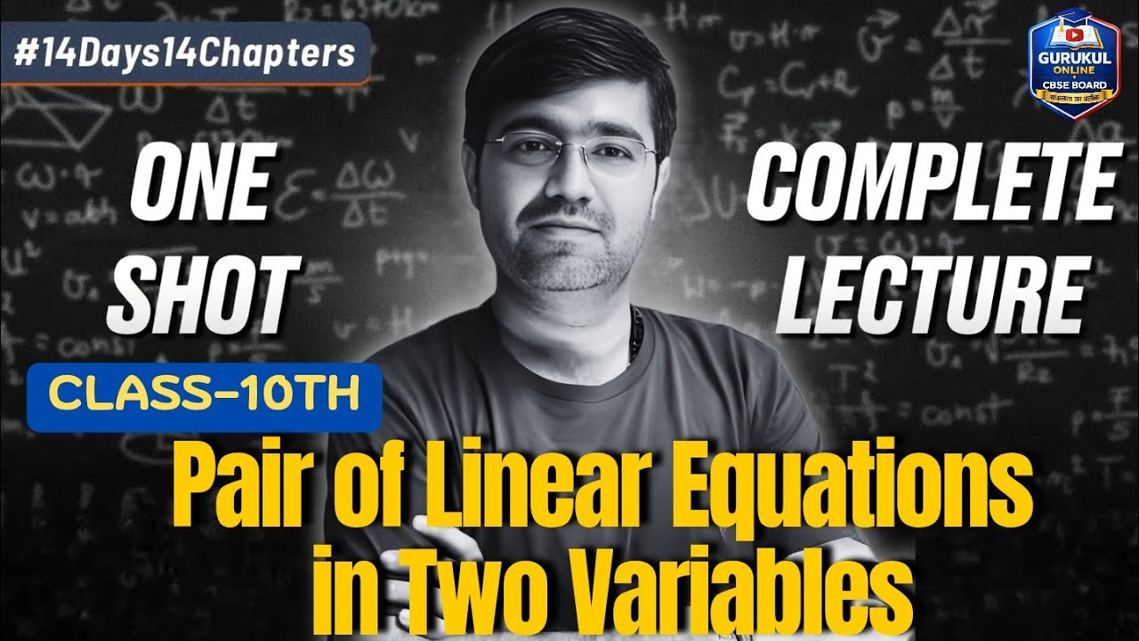PAIR OF LINEAR EQUATIONS IN TWO VARIABLES | CLASS–10 Maths CBSE 2026 Important Questions 