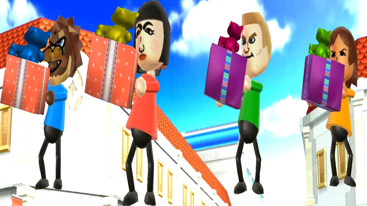 Wii Party Minigames Modern. Item Box Vs James Vs Miyu Vs Nelly. ( Master CPU )