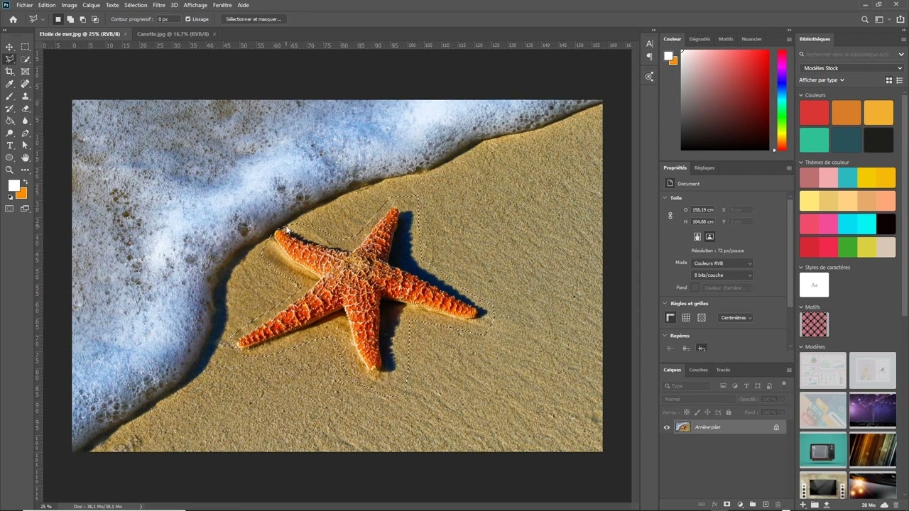 Photoshop (75) : Le contenu pris en compte automatique