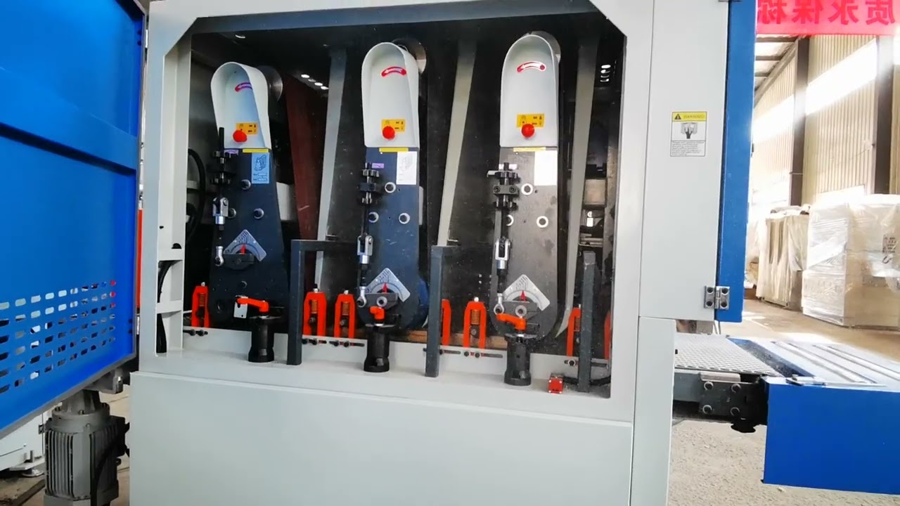 Wide belt sander - Calibration sanding  -test sanding2