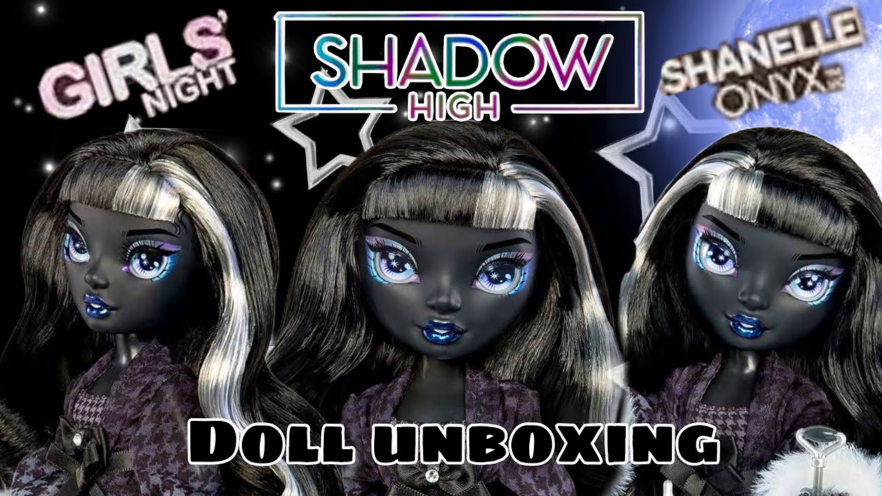 Распаковка куклы Shadow High Shanelle Оникс Girls Night 🖤💤