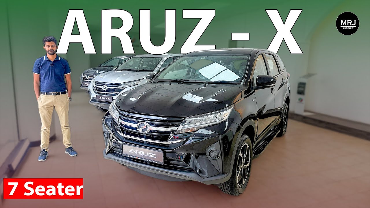 Perodua Aruz X, 7 Seater MPV Full Sinhala Review 2025 Sri Lankan Model #mrj