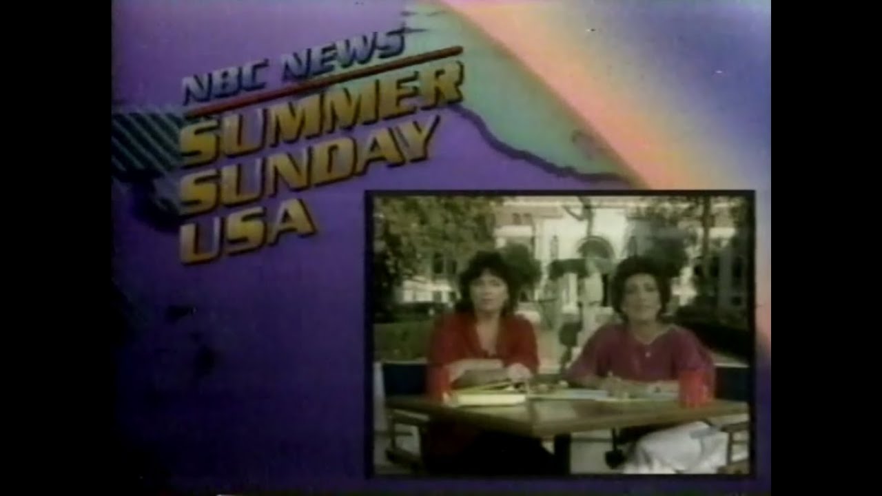 1984 NBC promo Summer Sunday USA