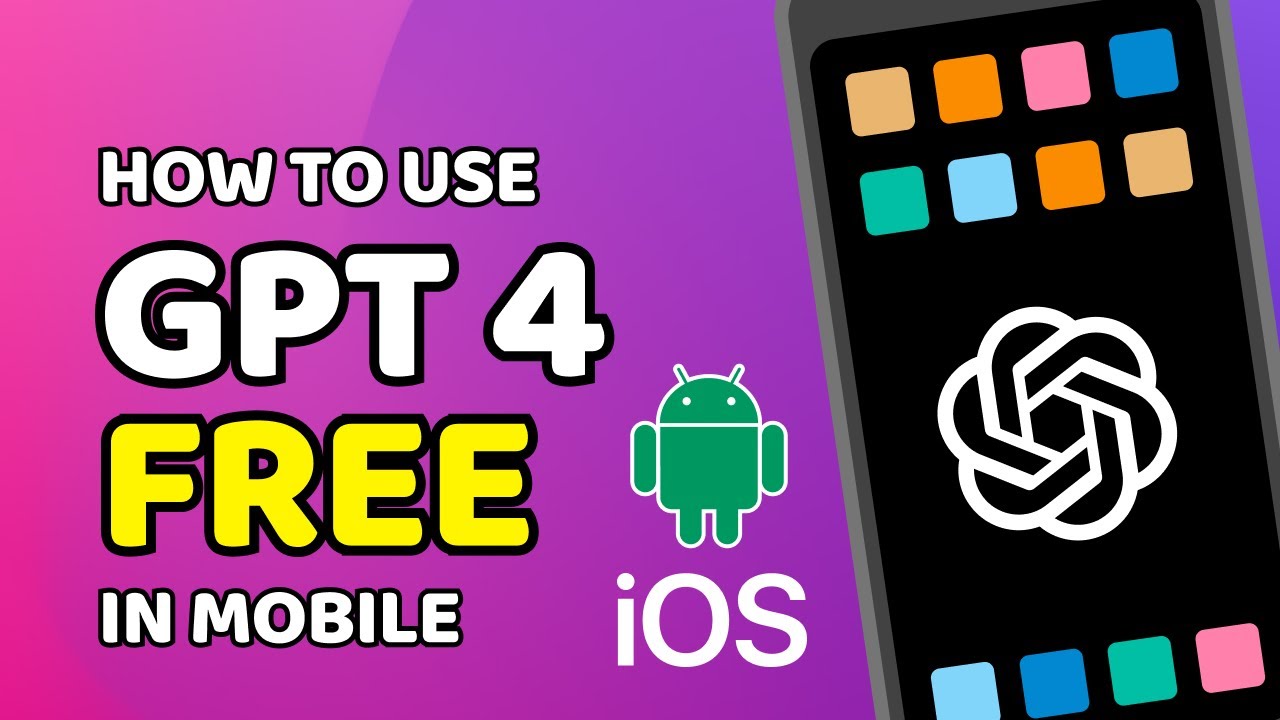 How to Use GPT 4 for Free in Mobile | Chat GPT 4 Free to Use