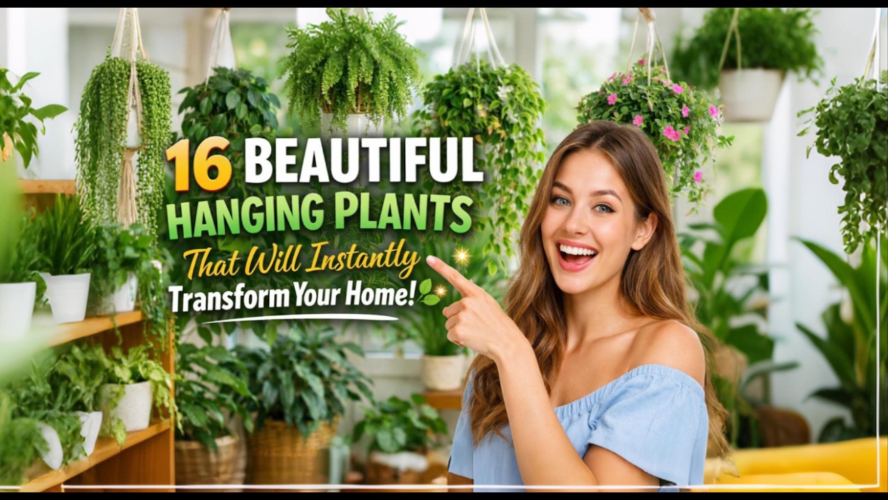 16 Beautiful Hanging Plants That Will Instantly Transform Your Home 🌿✨#plants