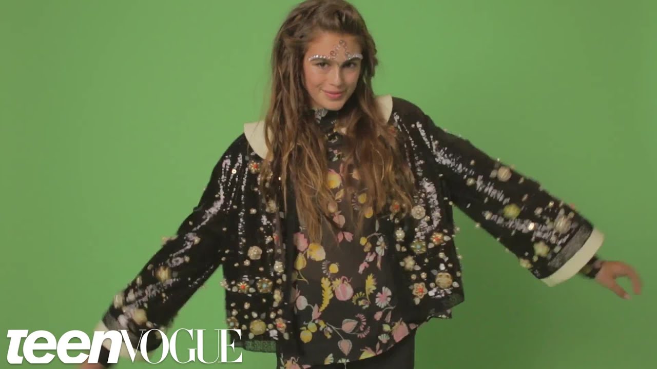 Check Out Kaia Gerber's Video Diary from the Set of her Teen Vogue Shoot