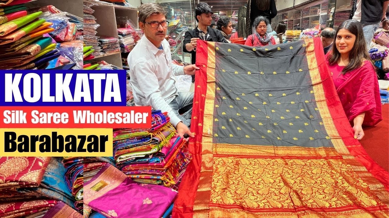 Silk Saree Wholesale Market Kolkata Barabazar | Isha Saree House Pvt. Ltd.
