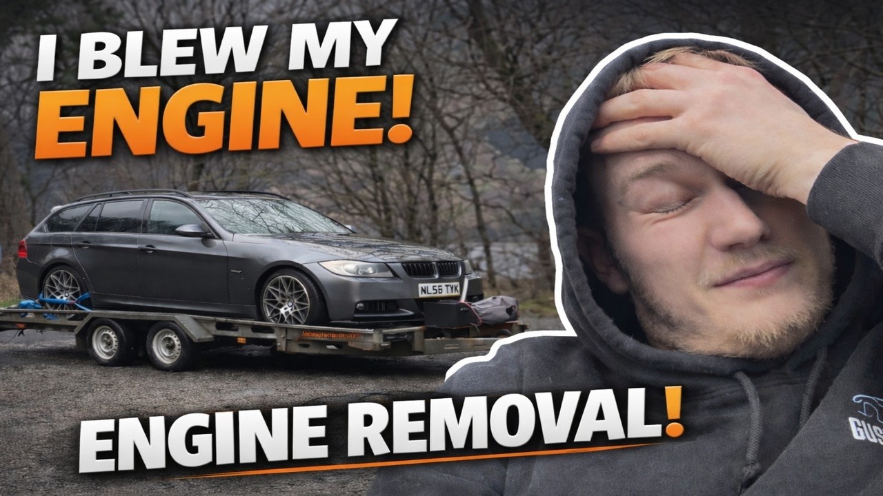 I Blew Up My E91 335i on the FIRST Drive… Engine Out Time!