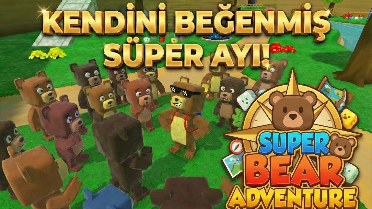BU AYI ÇOK HAVALI! 😎 Super Bear Adventure'da Kendini Beğenmiş Süper Ayı ile Tanışın! 🌟