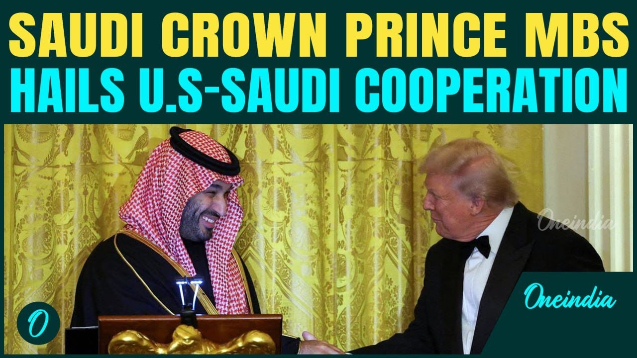 Saudi&rsquo;s MBS Cracks a Black Tie Joke at White House Dinner, leaves Trump Roaring in Laughter
