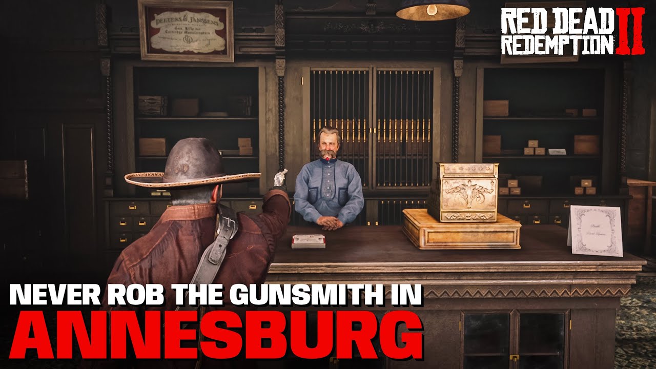 The Reason you should Never Rob a Gunsmith at Annesburg in RDR2 | Playing RDR2 in 2024 |