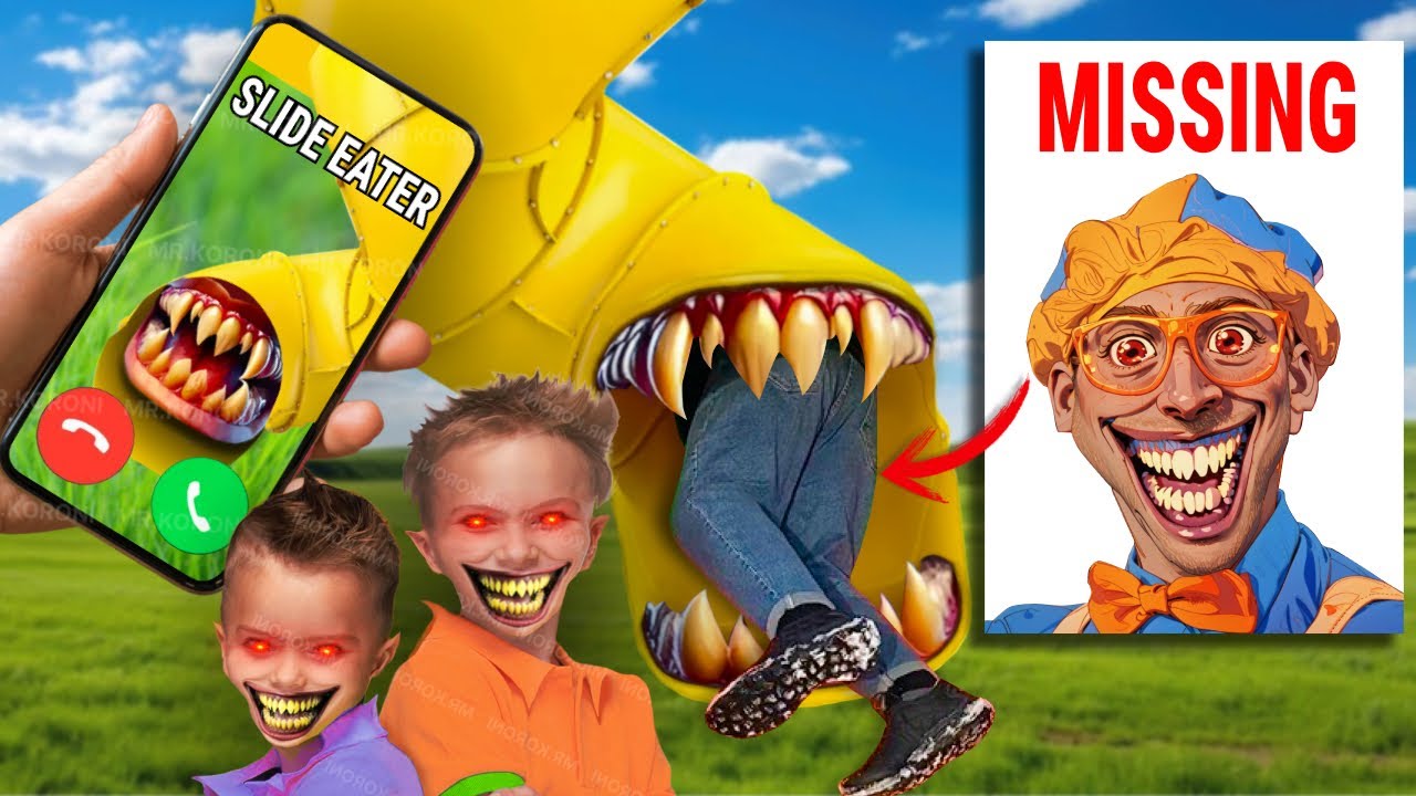SLIDE EATER EAT BLIPPI.EXE! EVIL VLAD AND NIKI MISSING!