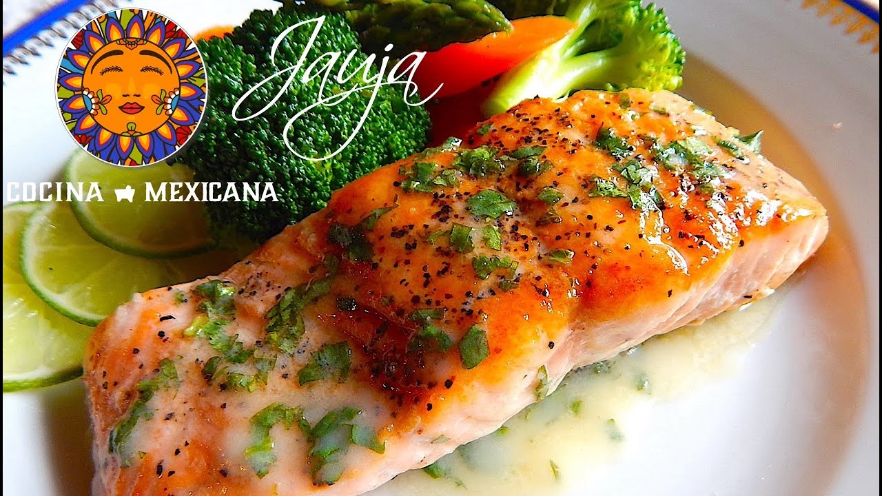 Salmón al Cilantro y Limón