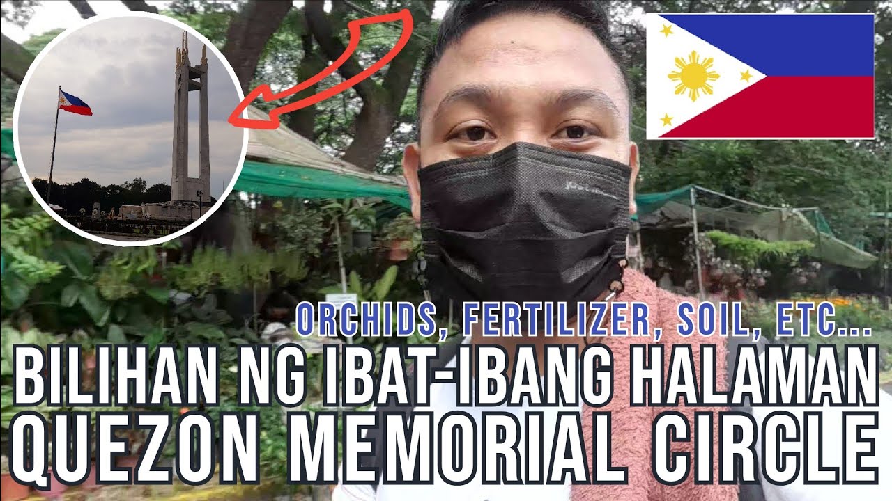 Bilihan ng Orchids at iba't-ibang halaman sa Quezon Memorial Circle