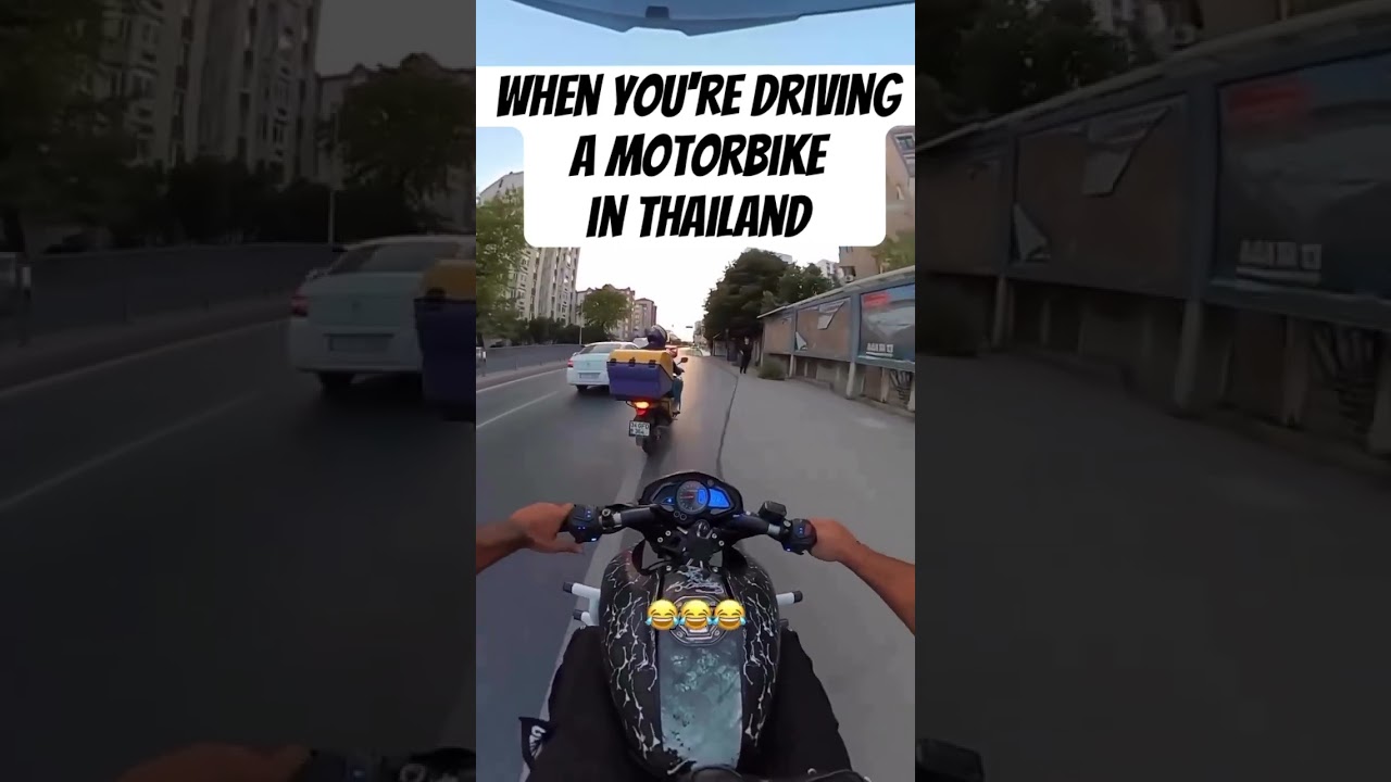 Driving in Thailand #thailand #bangkok #riding #bike #biker #travel #travelvlog #funny