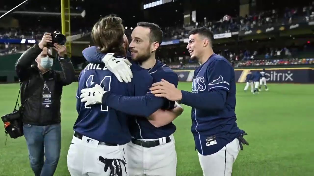 On-field video of Brett Phillips INSANE walk-off from World Series Game 4!
