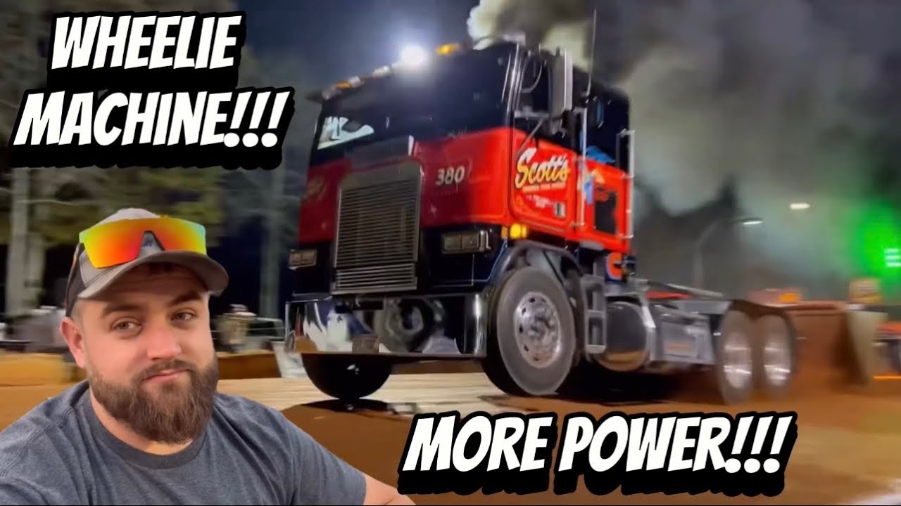 Intense Semi Truck Pulling!!! High Power!!!