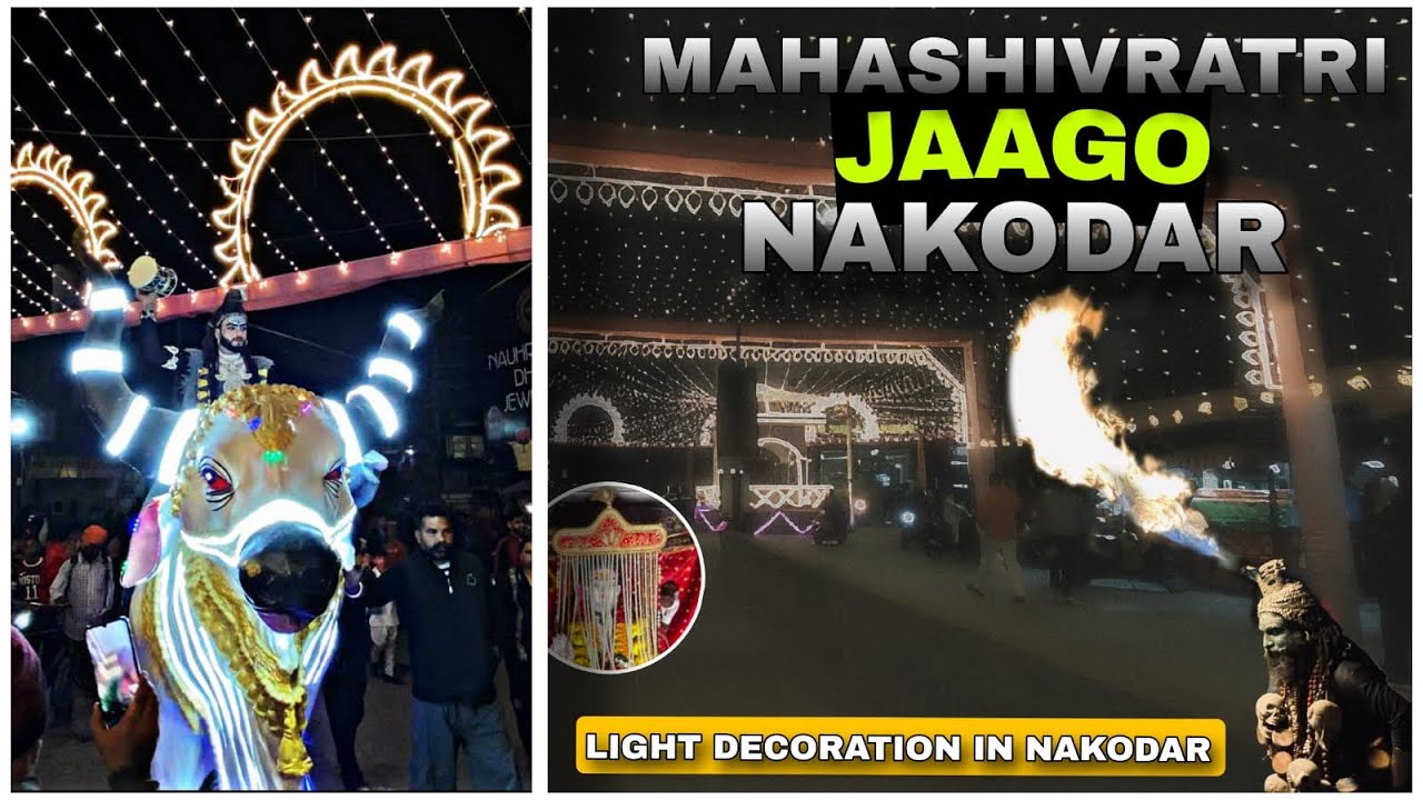 Mahashivratri 2026 Jaago Nakodar / Light Decoration in Nakodar / Full vlog / Pahwa’s Vlogging 