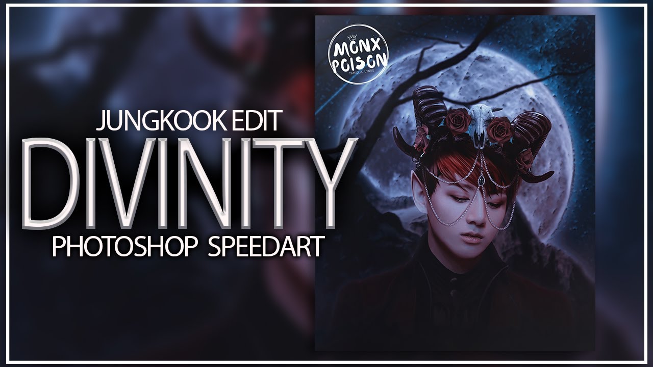 Jungkook - Divinity || BTS - Photoshop SpeedArt