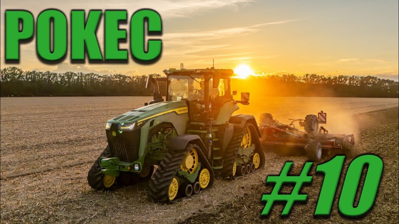 Pokec #10 | John Deere 8RX 410 + Horsch Joker 6 | žně 2024 a výnos | Letiště | Problémy v orbě