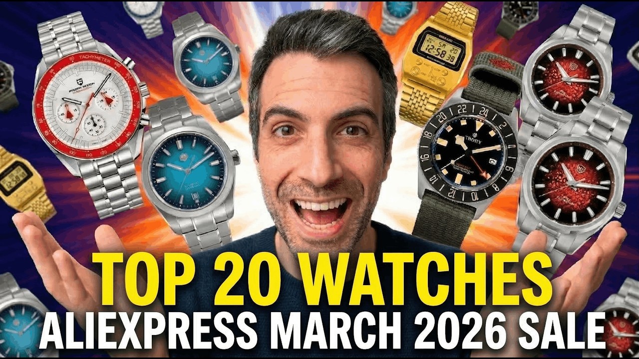 ТОП-20 часов с AliExpress, которые стоит купить во время распродажи в марте 2026 года.