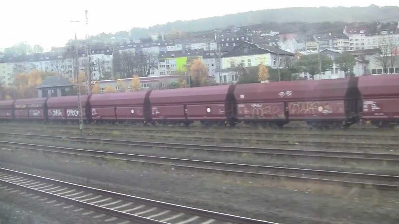 Düsseldorf Hbf to Wuppertal Hbf: Views from a Train Journey - Germany, 21st November 2012