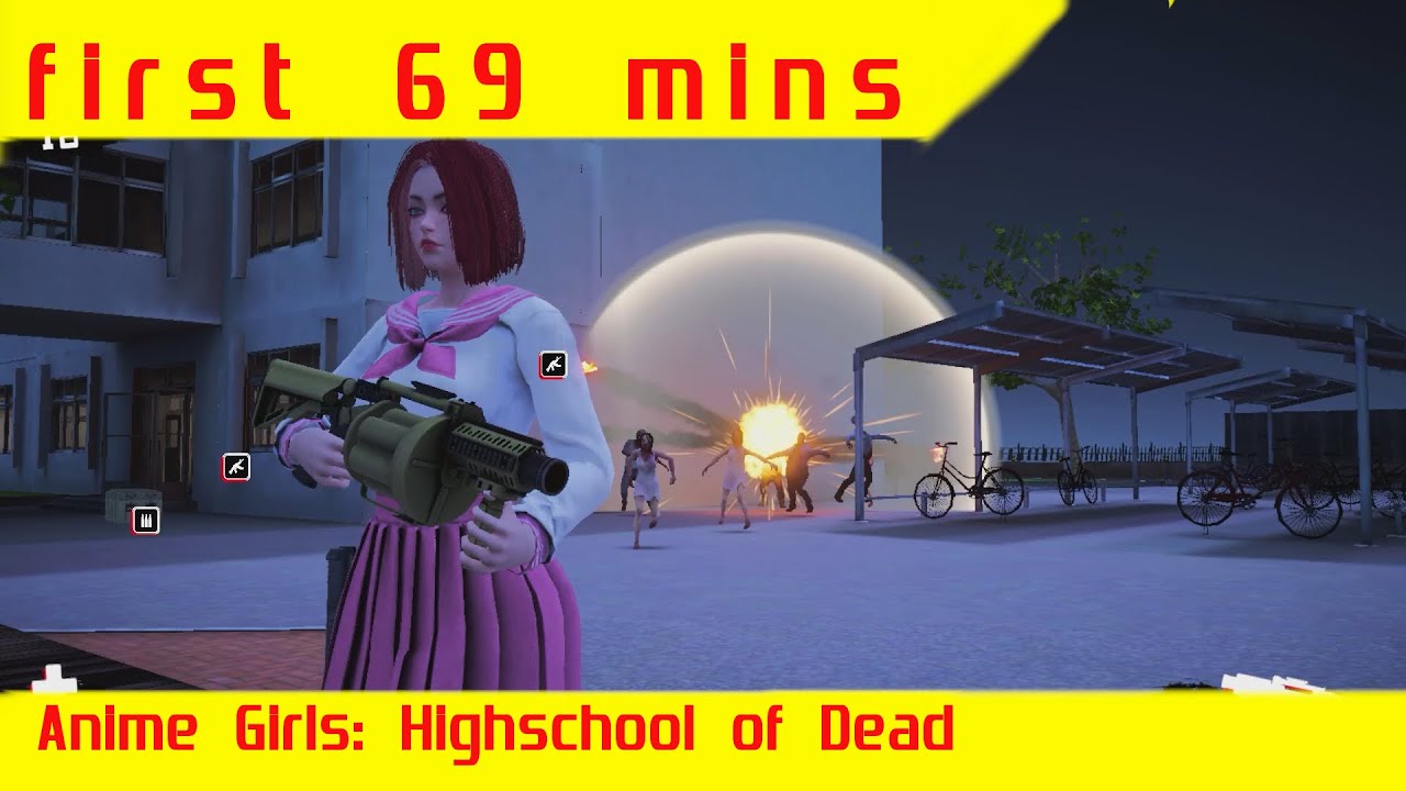 Anime Girls: High School of Dead (first69mins) Nintendo Switch