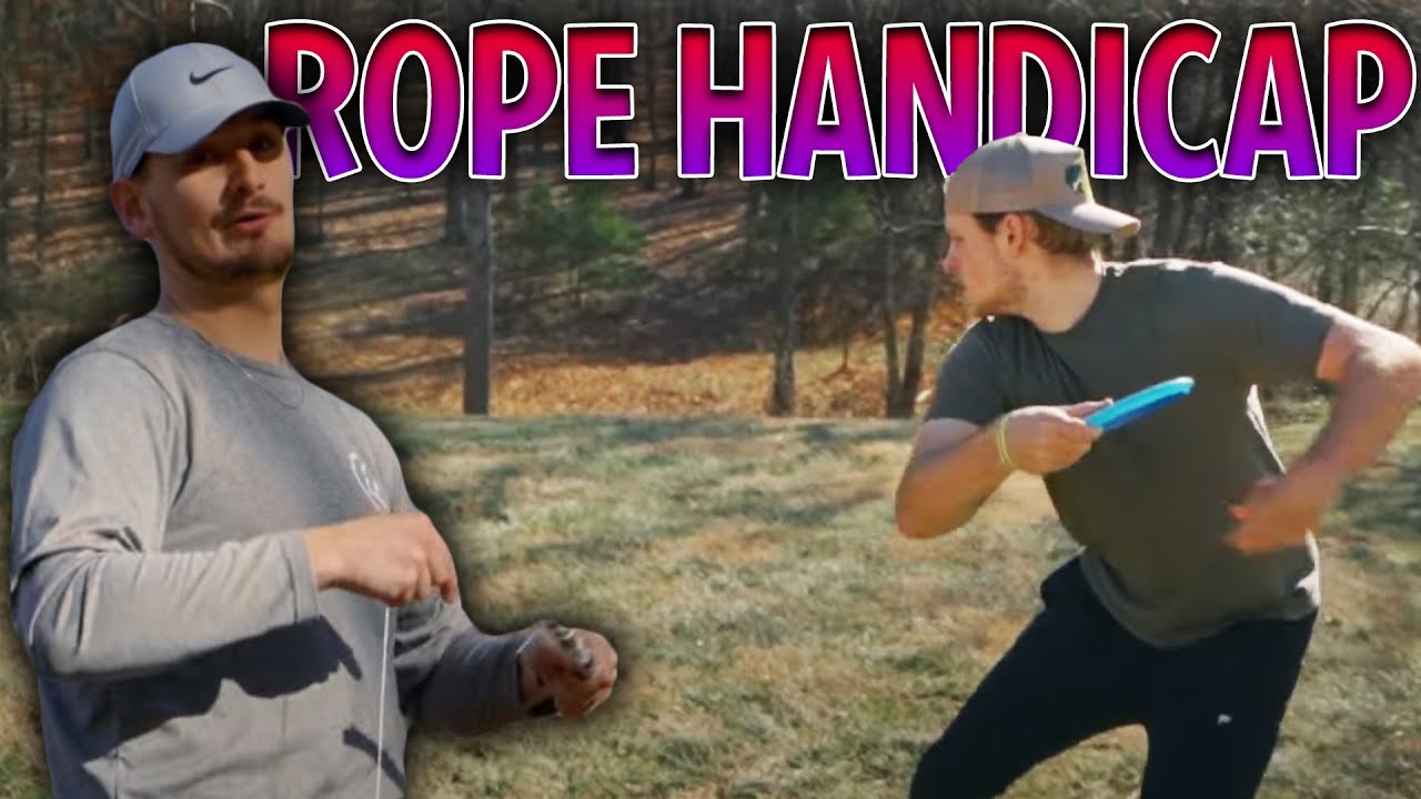 Hunter Moved Trevor's Lie Where?! | Disc Golf Rope Handicap Challenge