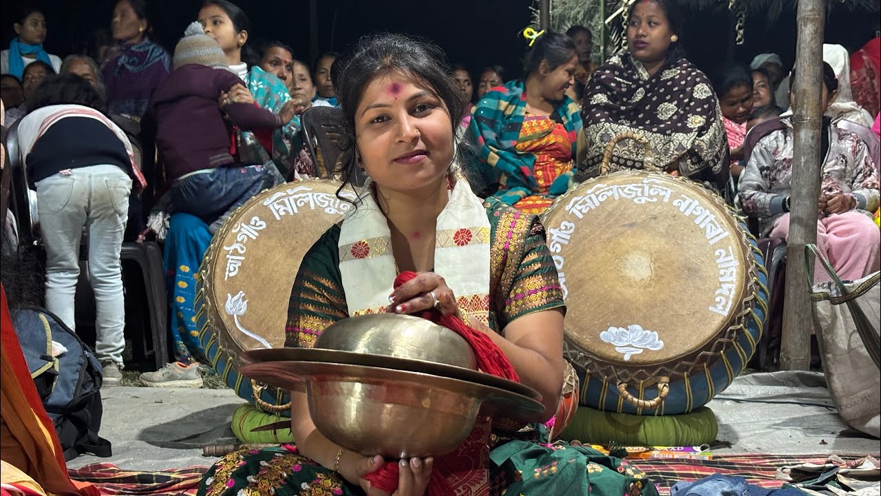 সংগীতা বৈশ্য আঠগাঁ‌ও মিলিজুলি নাগাৰা নামদল 60016 68795 || #sangitabaishyanagaranaam #nagaranaam