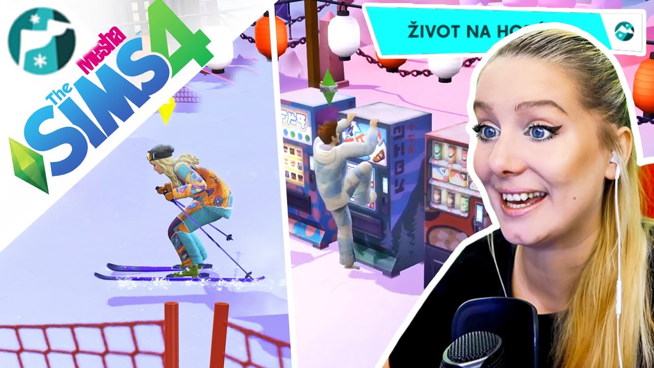 POPRVÉ NA LYŽÍCH A SNĚHOVÝ FESTIVAL ● The Sims 4 - ŽIVOT NA HORÁCH  🗻
