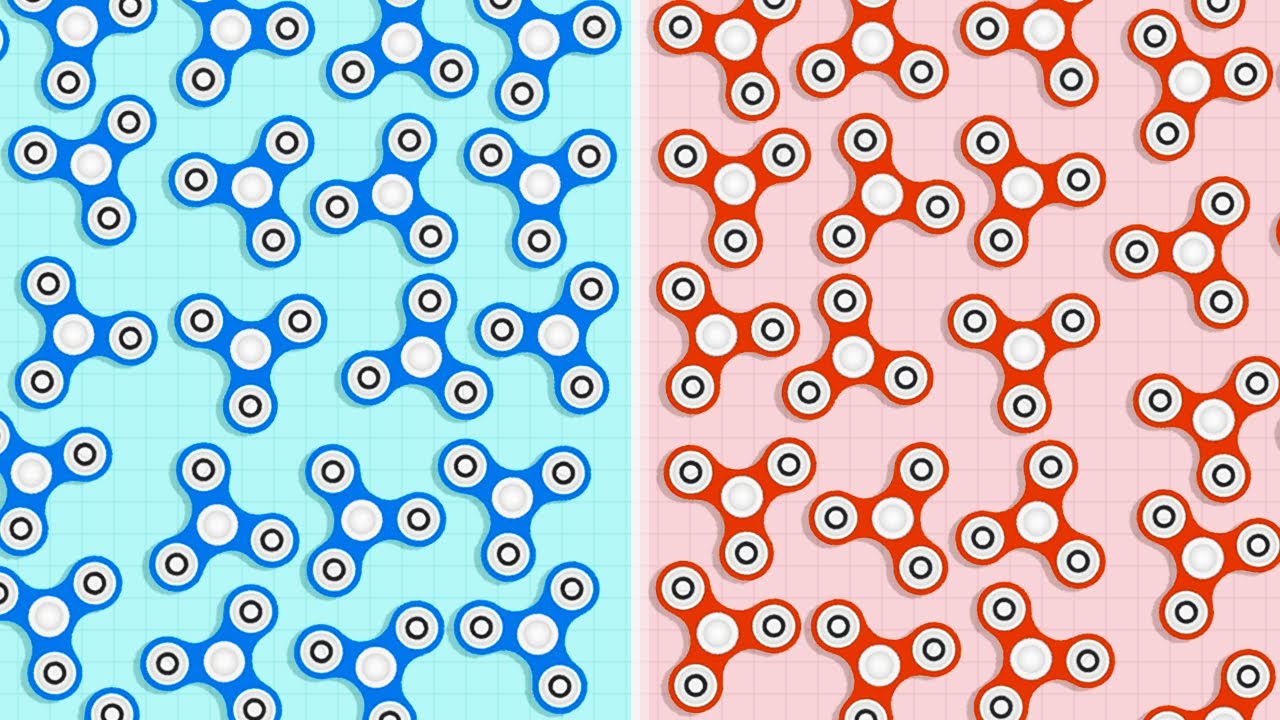 100 SPINNERS VS 1000 SPINERS! FIDGET SPINNER GAME SPINZ.IO