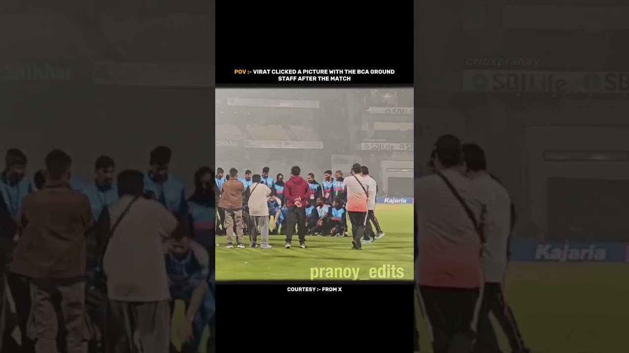 Virat Kohli Humble Gesture Towards Ground Staff ❤... 